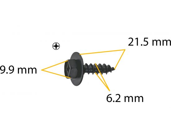 Автокрепеж для Toyota/Lexus 10 шт 9015960477 КрепАвто M2007 – изображение 2