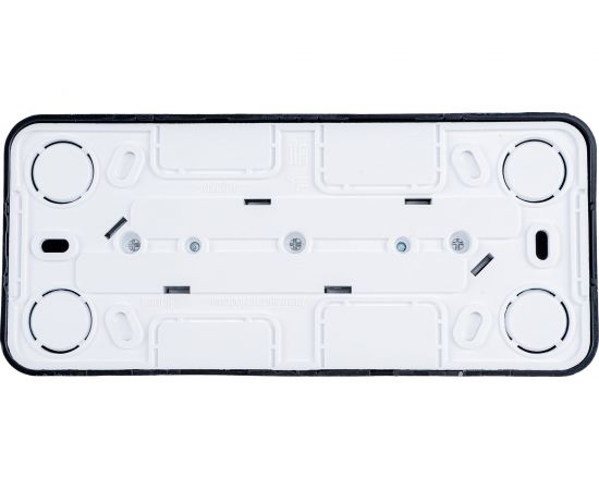 Трехместная розетка Schneider Electric BLANCA, открытой установки, с заземлением, без шторок, АНТРАЦИТ BLNRA010316 – изображение 2