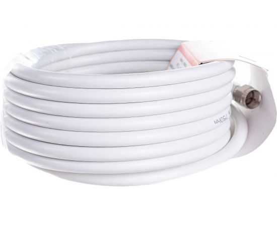 Коаксиальный кабель DORI RG-6 на F-разъёмах 5 м + переходник на TV 40880 – изображение 2