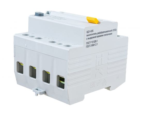 Устройство защитного отключения IEK ВД1-63S УЗО, 4Р, 25А, 300мА MDV12-4-025-300 – изображение 2