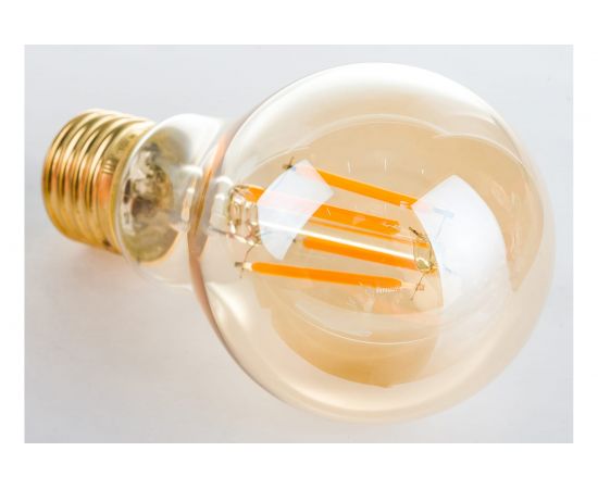 Светодиодная лампа Uniel GLV21GO Vintage. Форма A, золотистая колба LED-A60-6W/GOLDEN/E27 UL-00002355 – изображение 2