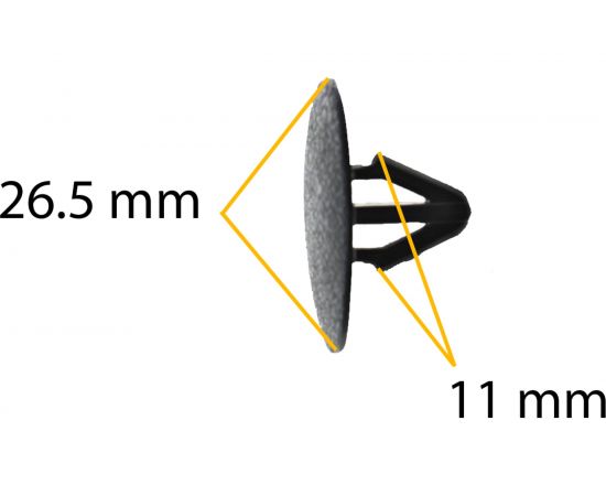 Автокрепеж для Hyundai/Kia 10 шт 8112637010 КрепАвто 0596 – изображение 2