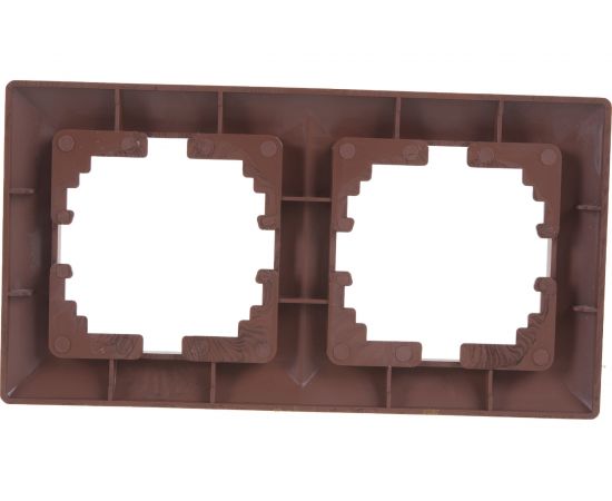 Рамка Intro 450210 на 2 поста, СУ, Solo, венге Б0043415 – изображение 3