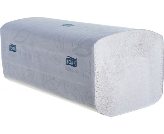 Бумажные полотенца TORK Advanced 2-слойные, белые, 200 шт, 23х23, ZZ 290184 126508 – изображение 3