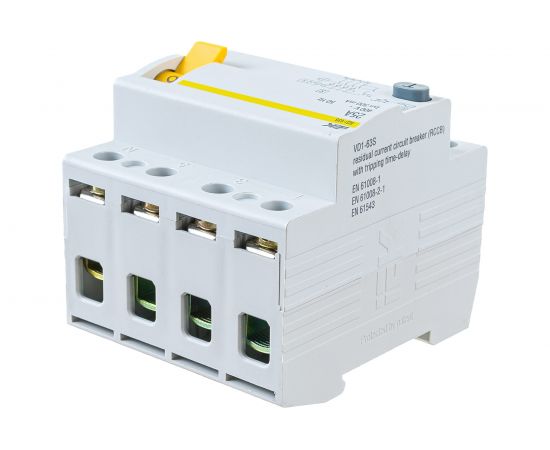 Устройство защитного отключения IEK ВД1-63S УЗО, 4Р, 25А, 300мА MDV12-4-025-300 – изображение 3