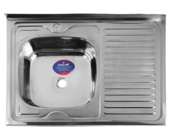 Мойка mixline 60х80х16 см, 0.4, левый выпуск 1 1/2 527970 – изображение 3