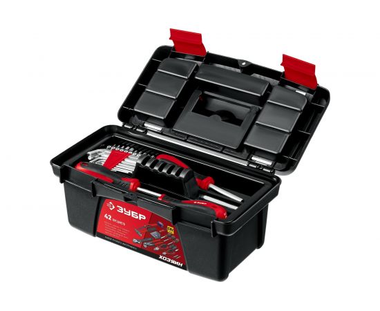 Универсальный набор инструмента для дома ЗУБР Хозяин-42 42 предмета 22105 – изображение 3