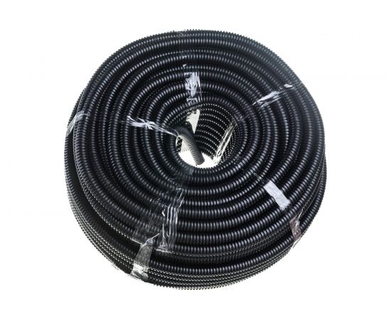 Легкая гофротруба УРАЛ ПАК ПНД 20 мм с протяжкой ""Строительная"" черная, м ГФ-1102020-100 – изображение 3