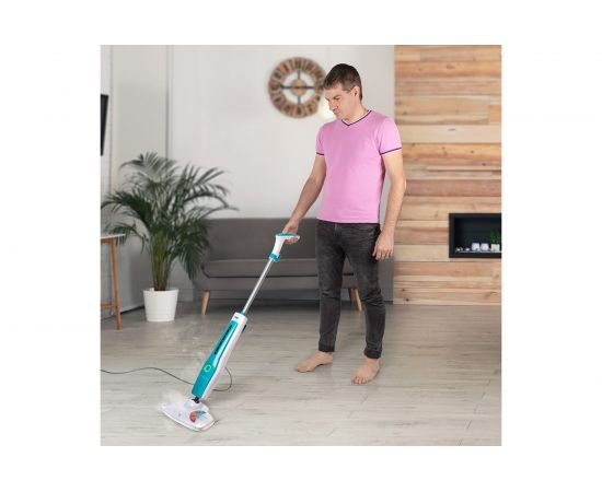 Паровая швабра ENDEVER Odyssey Q-612 белый/голубой 90135 – изображение 3