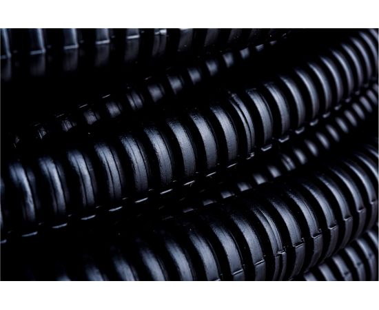 Легкая гофротруба УРАЛ ПАК ПНД 20 мм с протяжкой ""Строительная"" черная, м ГФ-1102020-100 – изображение 4