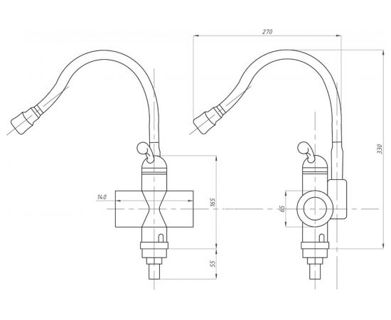 Электрический проточный водонагреватель TSARSBERG гибкий излив TSB-WH1103 – изображение 4