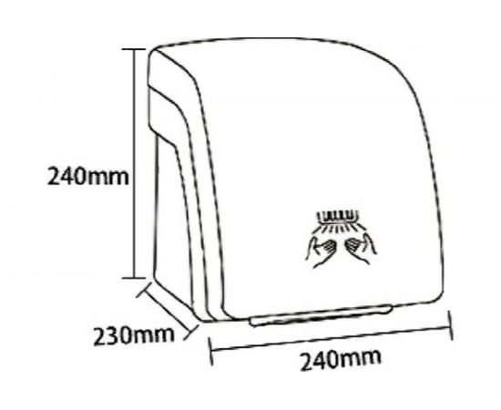 Сушилка для рук CONNEX HD-1650 456176 – изображение 5