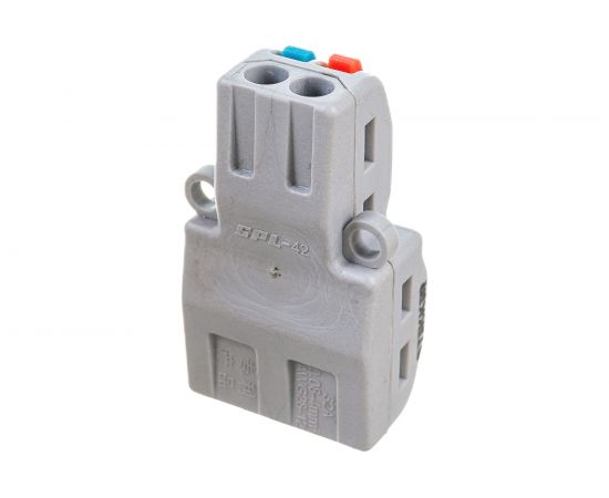 Строительно-монтажная клемма STEKKER 2-контактные группы 1 ввод, 3 вывода на полюс, LD222-424, 25шт, 39249 – изображение 5