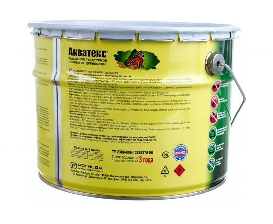 Защитно-декоративное покрытие для древесины Акватекс Сосна 10 л 562 – изображение 5