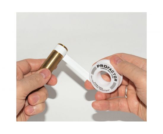 ФУМ лента PROFACTOR PF Professional белая Ф55 мм 12мм х 0,1мм х 12м PF FE 532 – изображение 5