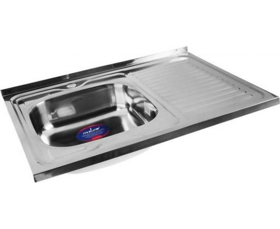 Мойка mixline 60х80х16 см, 0.4, левый выпуск 1 1/2 527970 – изображение 6
