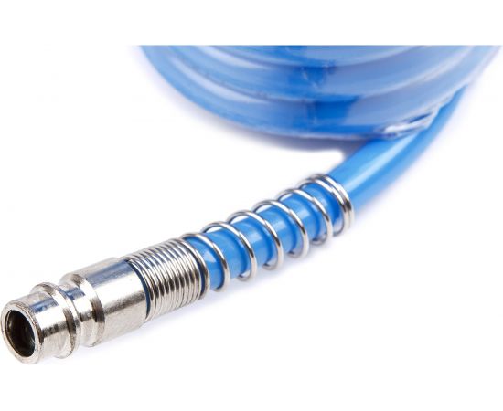 Шланг воздушный полиуретановый, спиральный 5x8 мм, 6 м KraftWell KRW-HC050806 – изображение 6