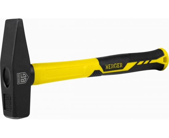 Слесарный молоток Berger BG кованый, фиберглассовая рукоятка, 500 г BG1514 – изображение 7