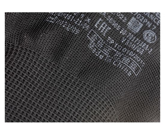 Полиэстеровые перчатки с полиуретановым покрытием Delta Plus цвет черный, р. 7 VE702PN07 – изображение 7