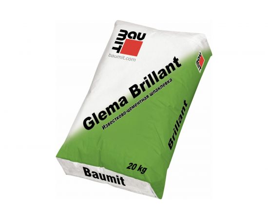 Известково-цементная шпаклевка Baumit GlemaBrillant 20 кг 4612741800618 