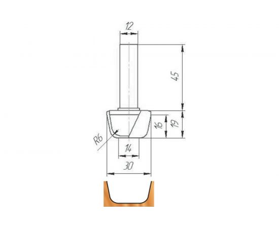 Фреза ФК 0973 МебельДрев 4627198886535 