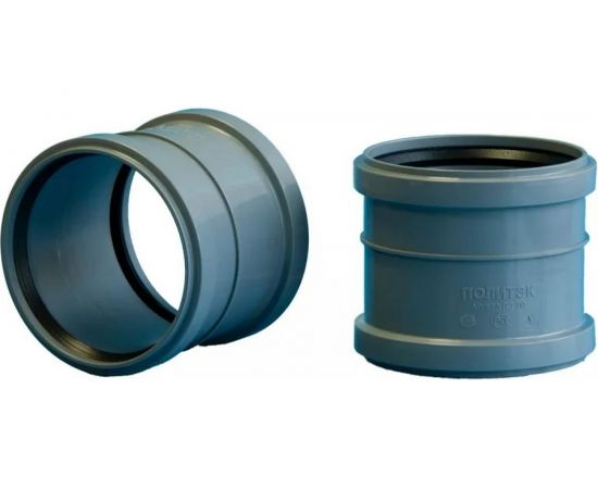 Муфта ПОЛИТЭК 40 мм, двухраструбная 300420 