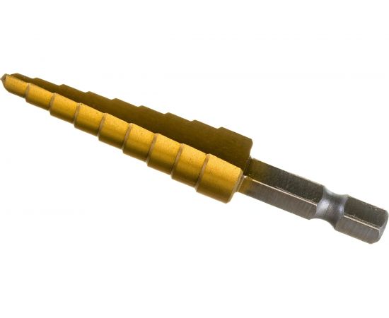 Сверло ступенчатое 4-12 мм, 9 размеров Резолюкс 31401 