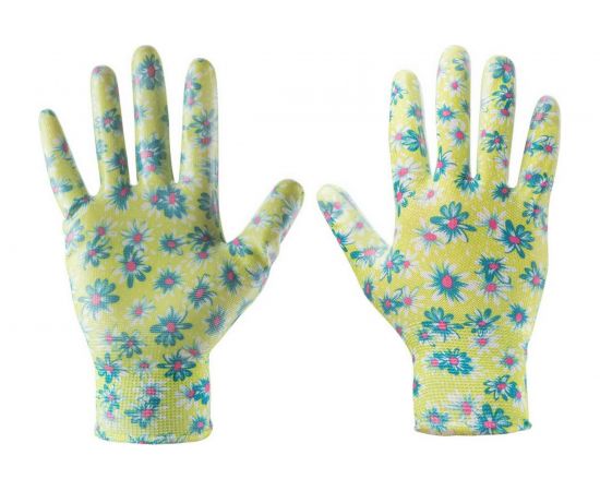 Садовые перчатки VERTO с нитриловым покрытием, размер 7 97H140 