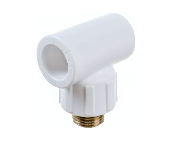 Тройник с наружной резьбой Политэк ПП 20x1/2 9510002012 