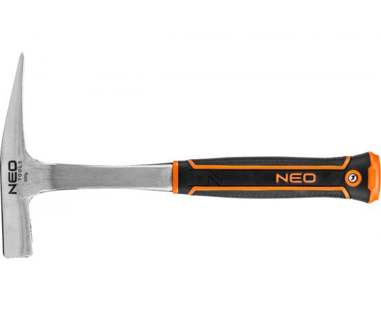 Молоток каменщика NEO Tools 600 г, цельнокованый 25-106 