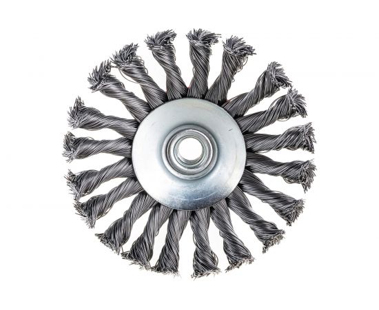 Щетка дисковая витая (125 мм; М14) для УШМ SKRAB 35432 