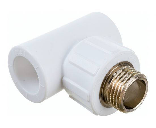 Тройник с наружной резьбой Политэк ПП 20x1/2 9510002012 – изображение 2