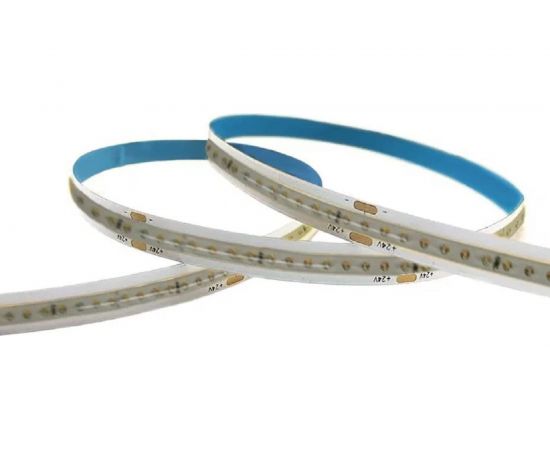 Светодиодная лента Apeyron 24В, 11Вт/м, COB, 352д/м, IP20, подложка 10мм, 5м, синий 00-358 – изображение 2