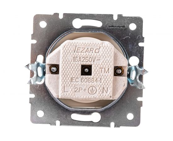 Розетка LEZARD KARINA б/ з керамика крем 707-0388-121 – изображение 2