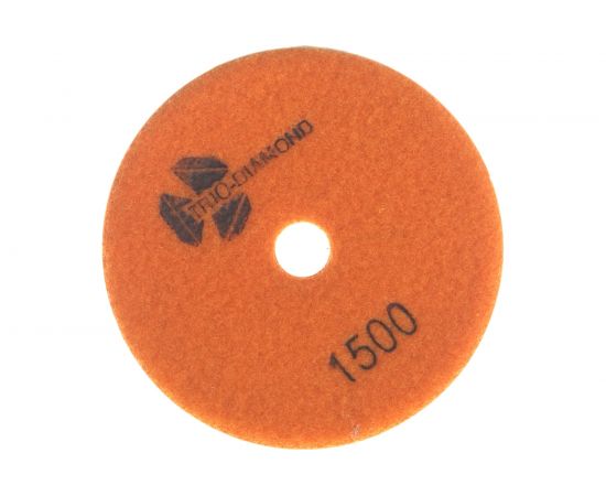 Круг алмазный гибкий шлифовальный Черепашка № 1500 125 мм TRIO-DIAMOND 351500 – изображение 2