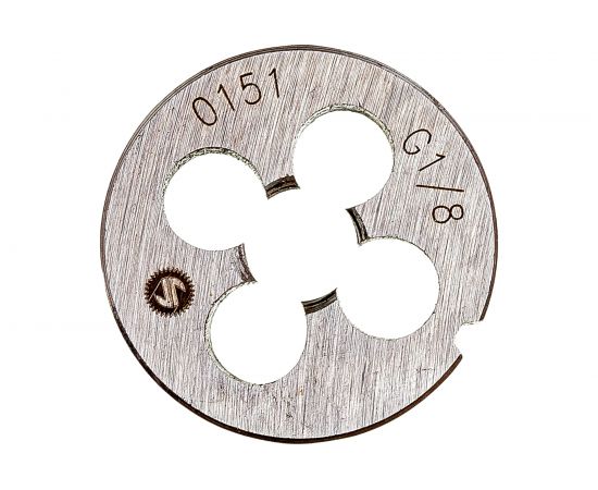 Трубная плашка ИНСТУЛС G 1/8 30x9 9ХС 2654-0151 ГОСТ 9740-71 00001418011 – изображение 2