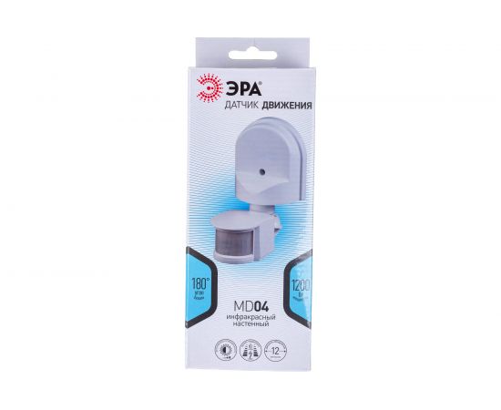 Датчик движения Эра MD 04 настенный, 1200Вт Б0043810 – изображение 2
