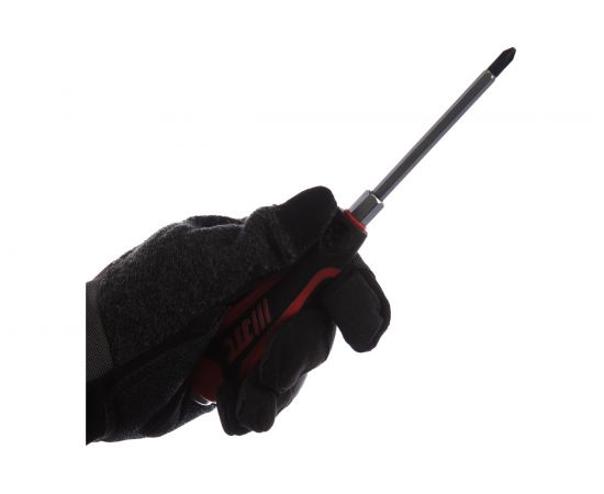 Отвертка, крестовая PH2 х 100мм усиленная со сквозным стержнем JTC 7618 – изображение 3