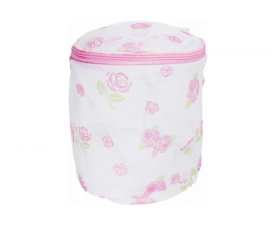 Мешок для стирки белья VETTA цилиндр, на замке, пластик, полиэстер, d15x16h см, 4 дизайна 452-013 – изображение 3