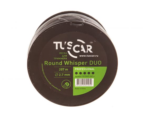 Леска для триммера Round Whisper DUO, Professional, 2.7 мм, 207 м TUSCAR 10172527-207-4 – изображение 3