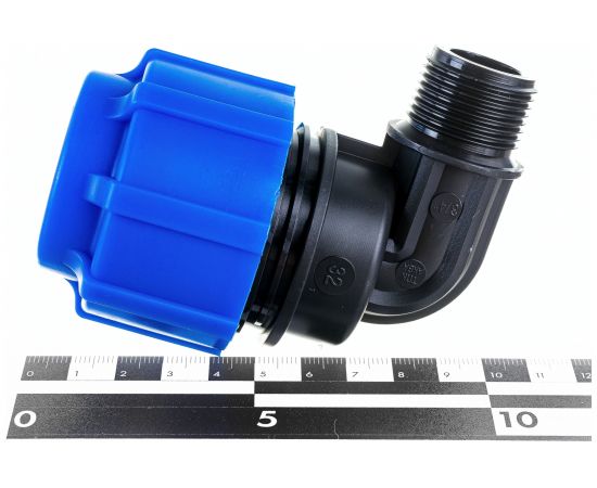 Отвод с наружной резьбой ПОЛИТЭК 32х3/4 50013234 – изображение 4