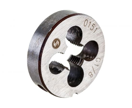 Трубная плашка ИНСТУЛС G 1/8 30x9 9ХС 2654-0151 ГОСТ 9740-71 00001418011 – изображение 4