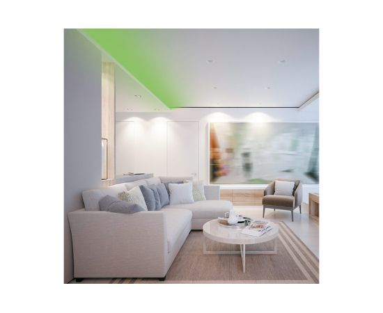 Светодиодная лента Apeyron 24В, 11Вт/м, COB, 352д/м, IP20, подложка 10мм, 5м, зеленый/00-359 – изображение 4