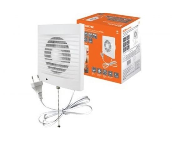 Бытовой настенный вентилятор TDM 100 СВ, с выключателем, SQ1807-0016 – изображение 4