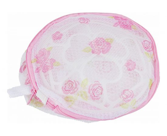 Мешок для стирки белья VETTA цилиндр, на замке, пластик, полиэстер, d15x16h см, 4 дизайна 452-013 – изображение 4