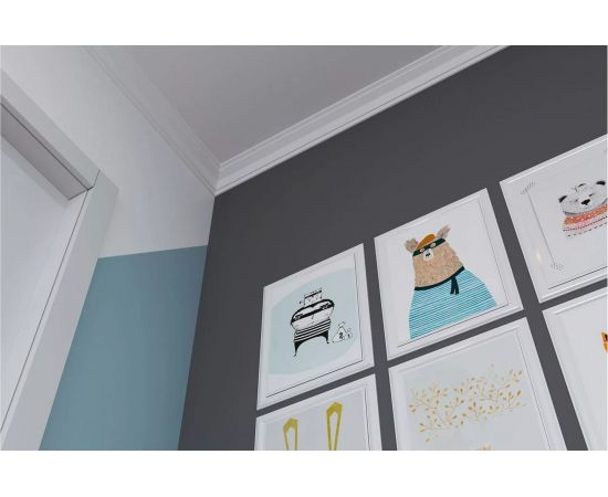 Карниз Cosca decor KX028 75x75 мм, 2000 мм, экополимер СПБ071634 – изображение 4