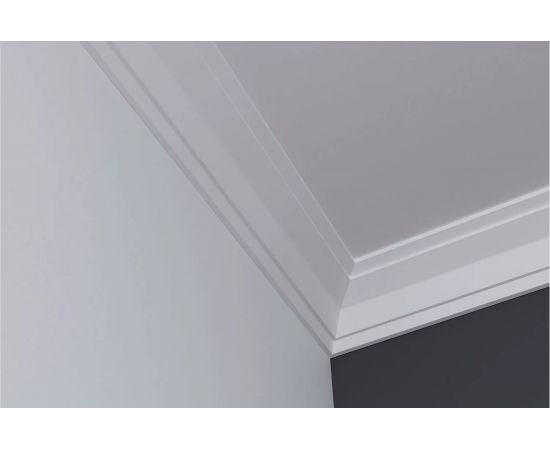 Карниз Cosca decor KX028 75x75 мм, 2000 мм, экополимер СПБ071634 – изображение 5