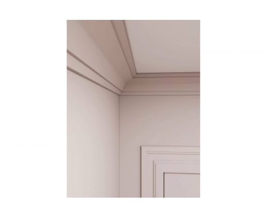 Карниз Cosca decor KX028 75x75 мм, 2000 мм, экополимер СПБ071634 – изображение 6