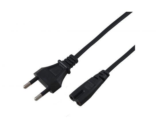 Сетевой шнур REXANT вилка - евроразъем С7, кабель 2x0,5 кв.мм, длина 3 метра 11-1105 
