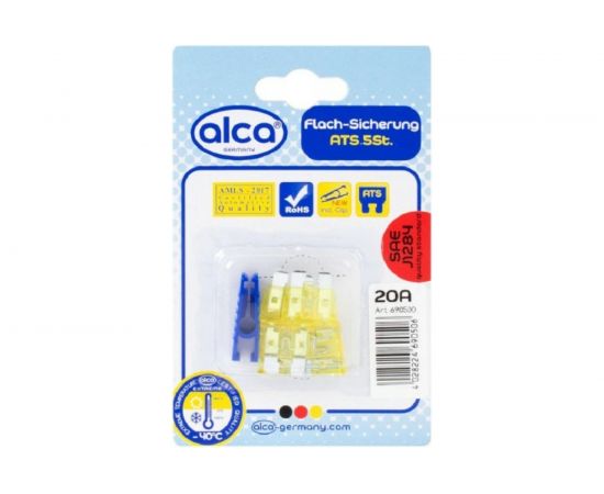 Флажковый предохранитель Alca 20 А, 5 шт. 690500 